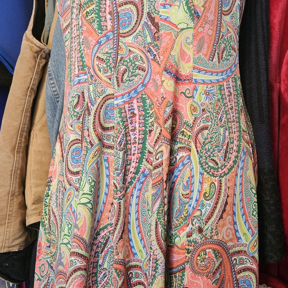 Ronni Nicole Multicolor Patterned Dress